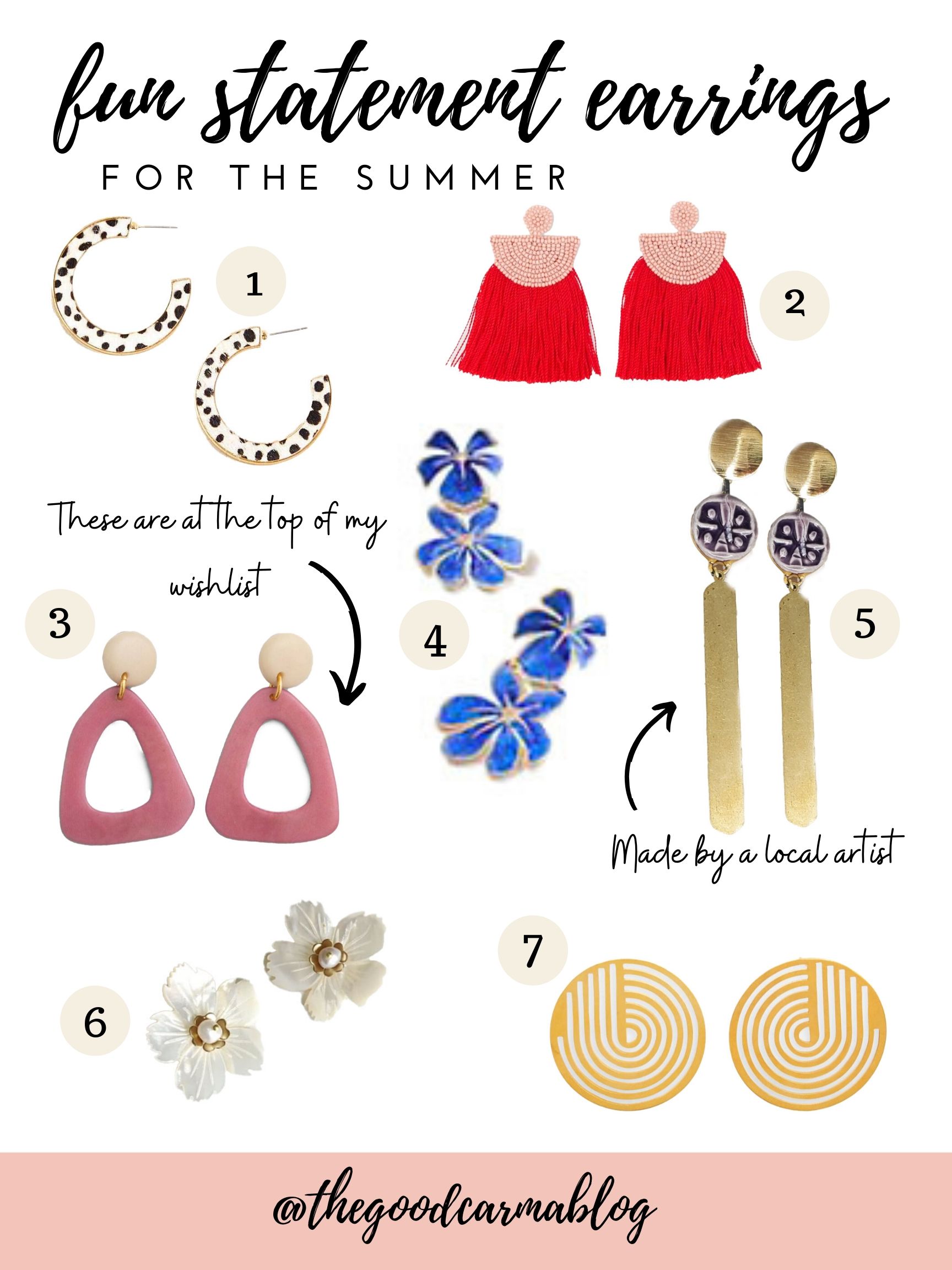 My Favorite Statement Earrings for the Summer!