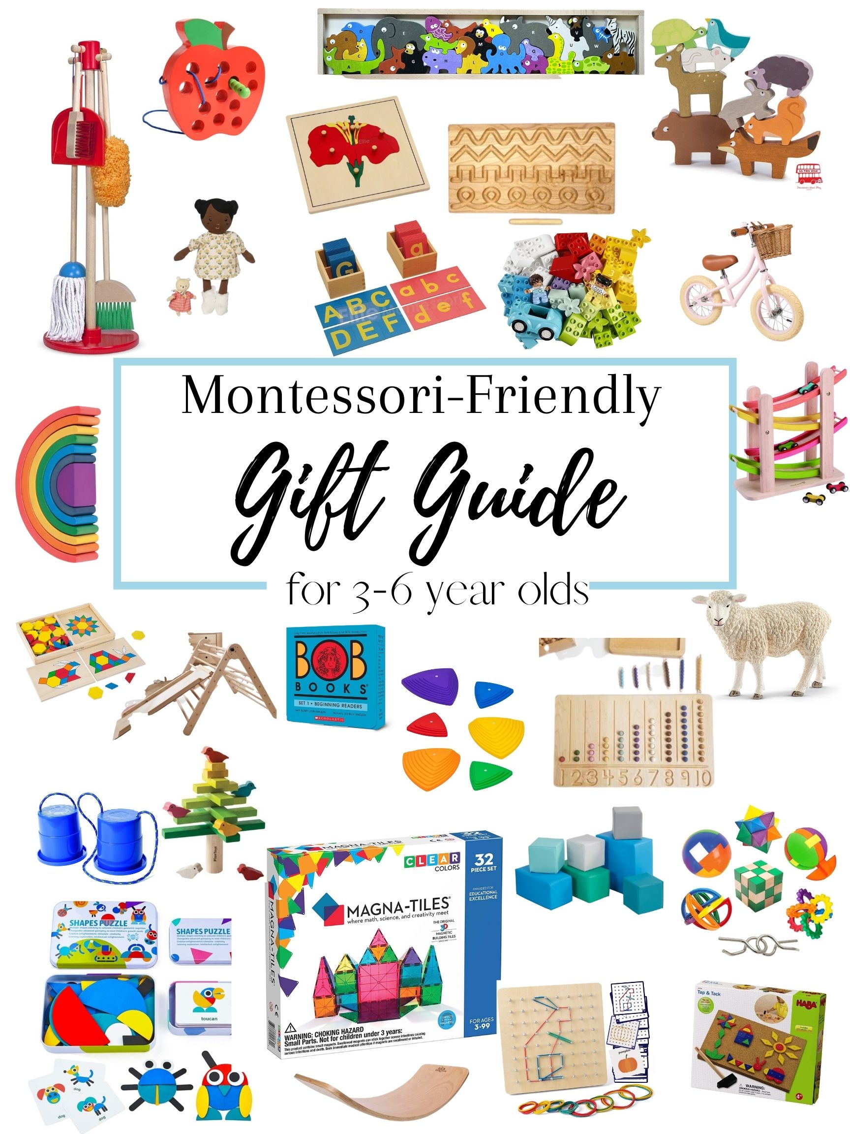 Montessori-Friendly Toys for Children ages 3-6 years old